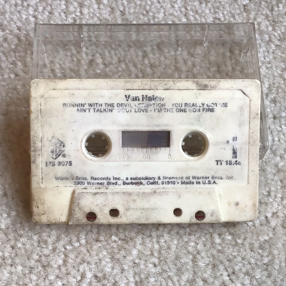 Vintage Van Halen Running With the Devil Cassette, 1978